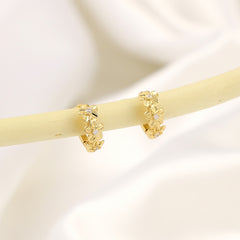 Sunflower Zircon Earrings for Girls - Party Jewelry Accessory