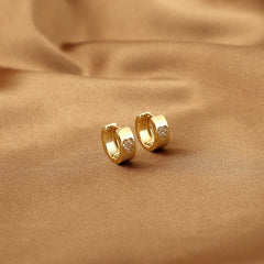 Heart Studded CZ Earrings - Perfect Gift for Any Occasion