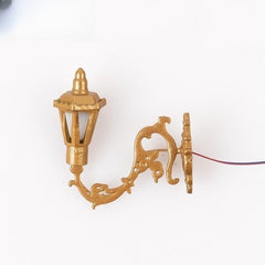 DIY Dollhouse Wall Light LED Street Lights Outdoor Building Sand Table Model