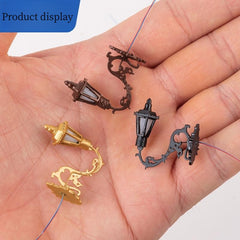 DIY Dollhouse Wall Light LED Street Lights Outdoor Building Sand Table Model