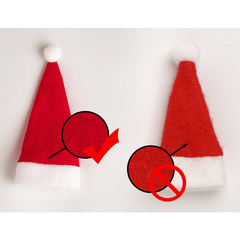 Mini Christmas Hat and Fork Cover Set