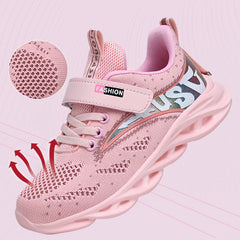 Breathable Woven Sneakers For Girls Teens Lightweight Anti Slip Low Top Sneakers