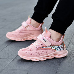 Breathable Woven Sneakers For Girls Teens Lightweight Anti Slip Low Top Sneakers