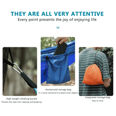 Outdoor Camping Parachute Sleeping Hammock Swing Bed