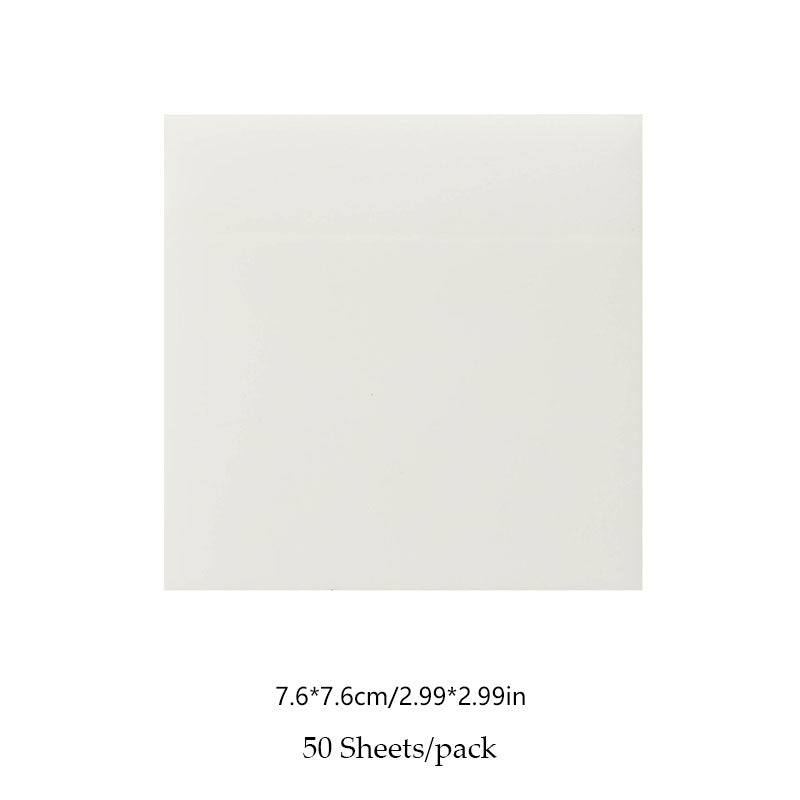 Waterproof Transparent Sticky Note Pad for School Office 50-100 Sheets