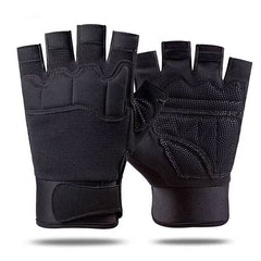 Men's Tactical Half Finger Gloves for Fitness Cycling Training