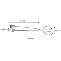 Stainless Steel Kitchen Tongs Scissors Salad Tong Kitchen Supplies