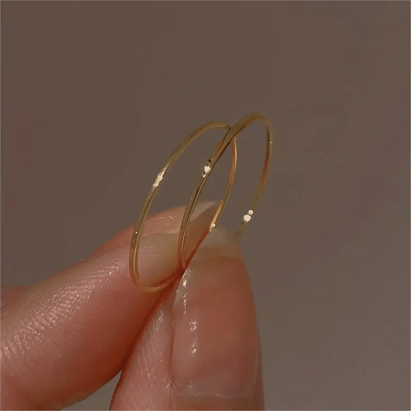 Minimalist Titanium Steel Ring for Girls