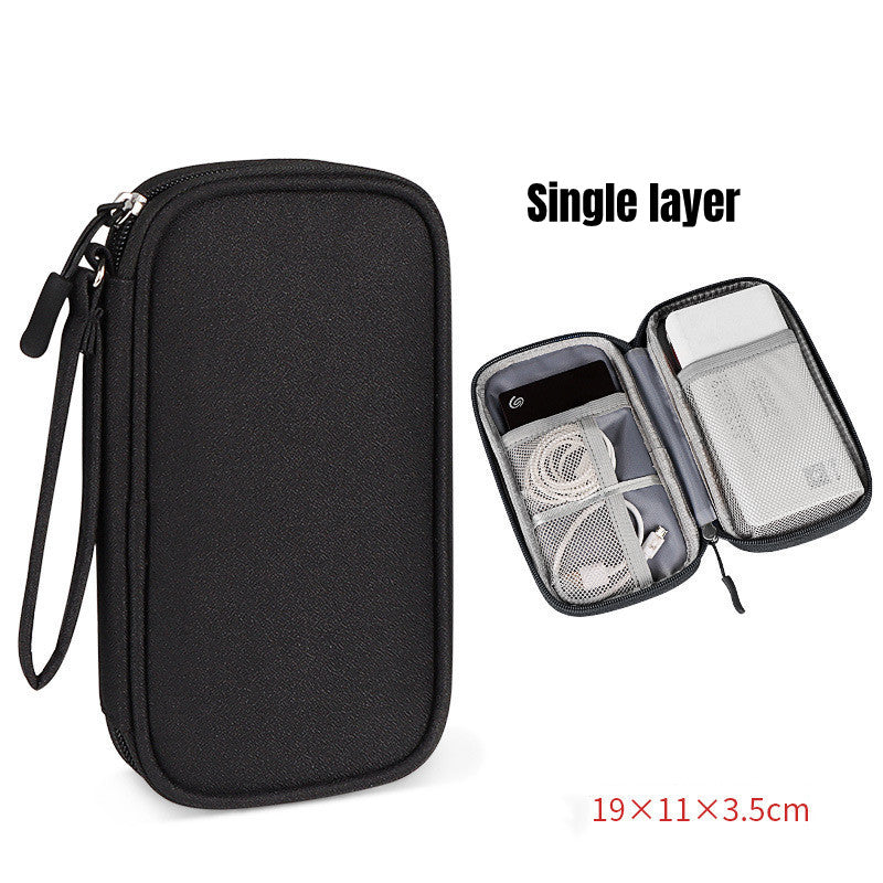 Travel-Friendly Cable Organizer Case Waterproof Storage