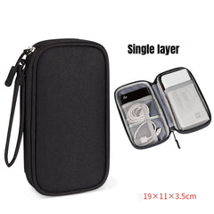Travel-Friendly Cable Organizer Case Waterproof Storage
