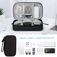 Travel-Friendly Cable Organizer Case Waterproof Storage