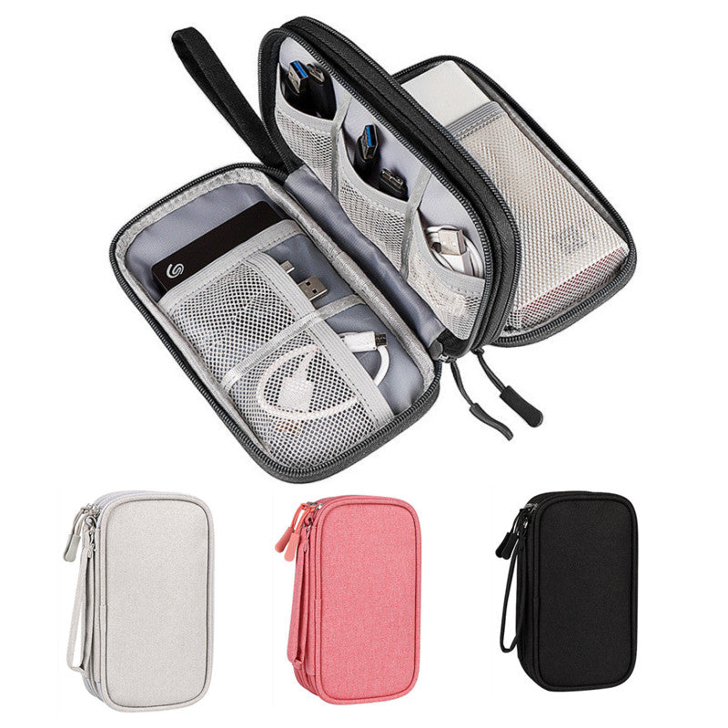 Travel-Friendly Cable Organizer Case Waterproof Storage