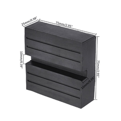 Car Jack Rubber Pads Lift Jack Stand Pad Floor Slotted Car Jack Rubber Pad