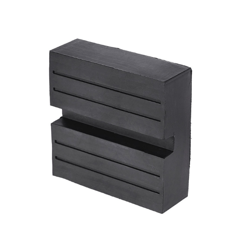 Car Jack Rubber Pads Lift Jack Stand Pad Floor Slotted Car Jack Rubber Pad