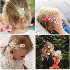 10pcs Girls Flowers Fruits Hair Clips Headwear Hairpin Summer Hairpin For Kids