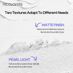 Glitter Silvery Eyeshadow Pen Waterproof Shimmer Matte Eyelid Under Crease Stick