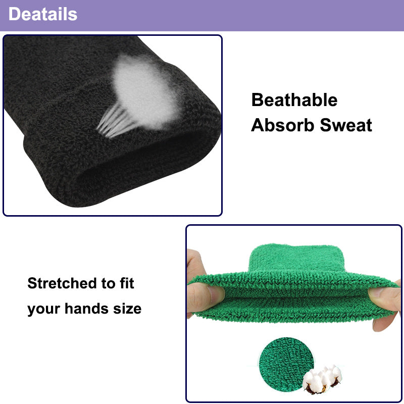 2pcs Wrist Support Band Sweat Proof for Fitness