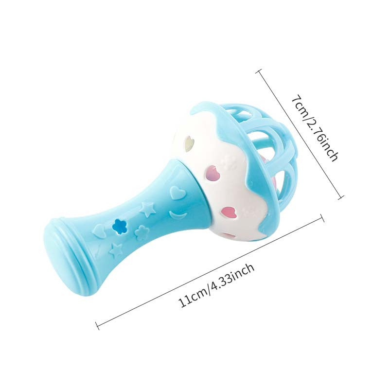 2pcs Baby Ringing Toys Dental Gel Grasping Ball Boys & Girls