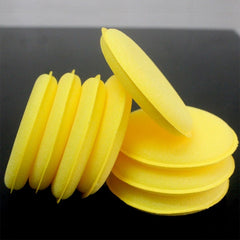 2pcs Circular Edge Car Waxing Sponge for Nano Waxing