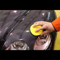2pcs Circular Edge Car Waxing Sponge for Nano Waxing