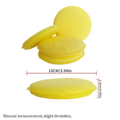 2pcs Circular Edge Car Waxing Sponge for Nano Waxing