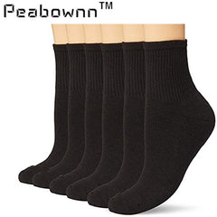 3Pairs Casual Breathable Mid calf Socks with Cushioning