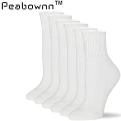 3Pairs Casual Breathable Mid calf Socks with Cushioning