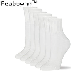 3Pairs Casual Breathable Mid calf Socks with Cushioning