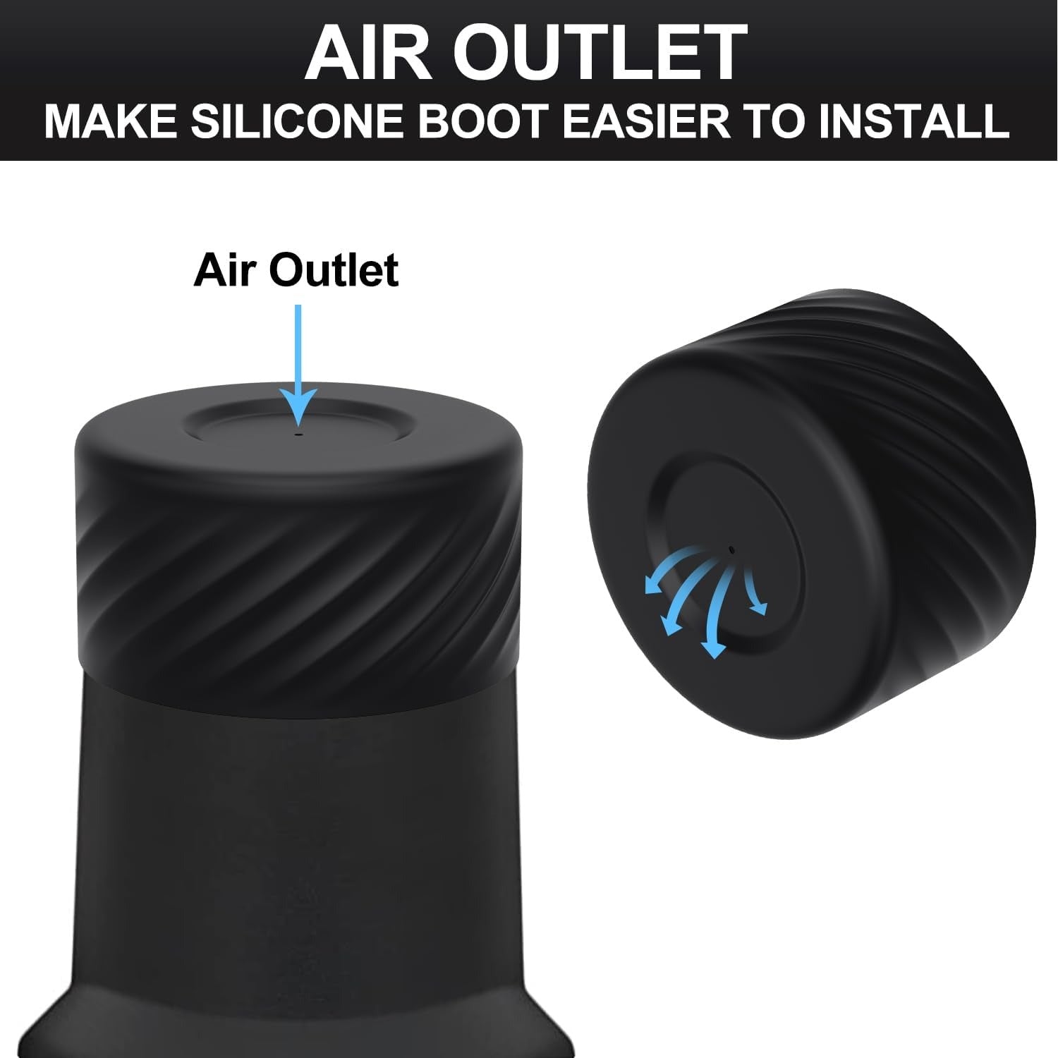 Non Slip Water Bottle Bottom Sleeve Protective Silicone Boot