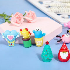 Cartoon Silicone Mini Nibs Pen Cap Pen Case 3D Fruit Animal Pencil Gel Pen Acces