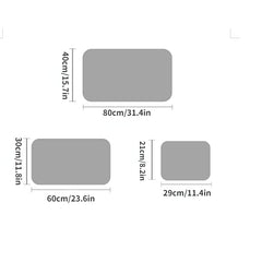 Thick PU Leather Mouse Pad Double Sided Desk Writing Pad