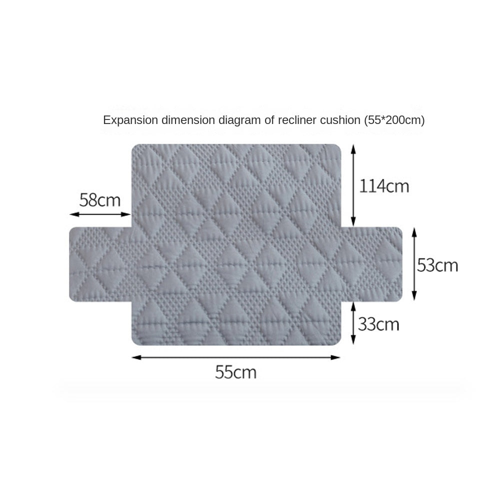 Waterproof Recliner Chair Cover Gray
