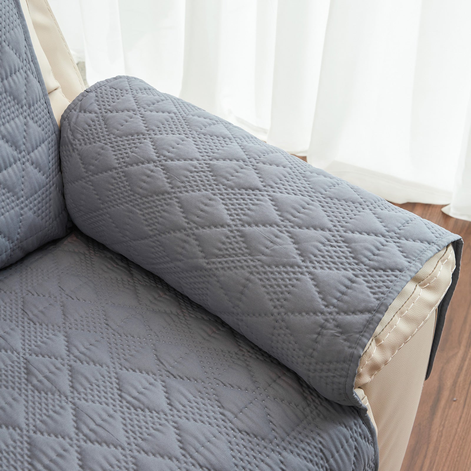 Waterproof Recliner Chair Cover Gray