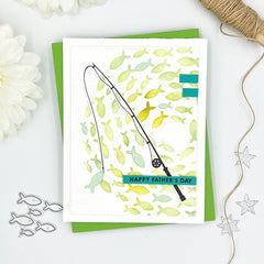 1pc Fish Stencils - DIY Scrapbooking Embossing Background Stencils