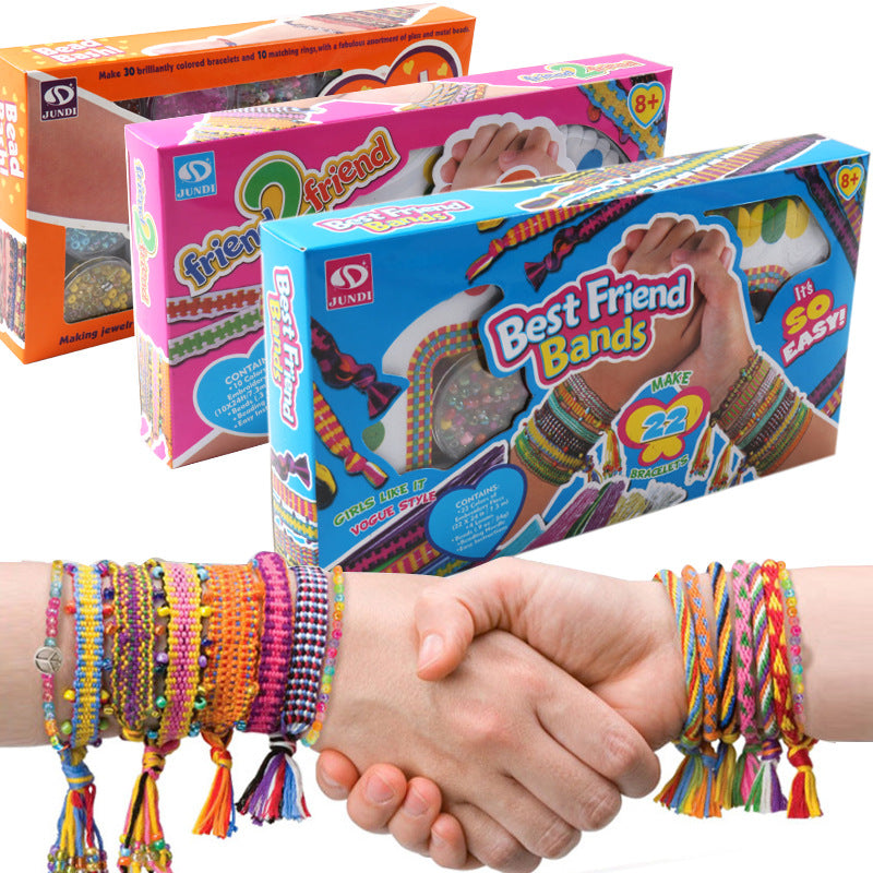 DIY Beaded Bracelet Kids Toy Girls Play House Jewelry Making