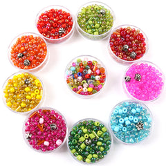 DIY Beaded Bracelet Kids Toy Girls Play House Jewelry Making