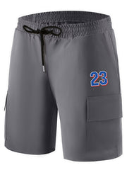Men's Casual Printed Cargo Shorts for Summer