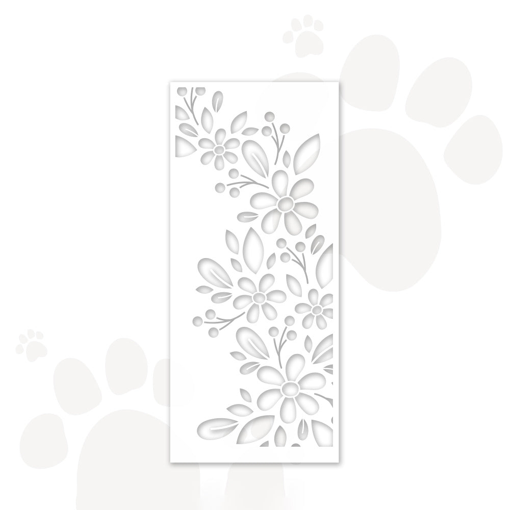 Floral Background Stencils for DIY Scrapbooking Decoration