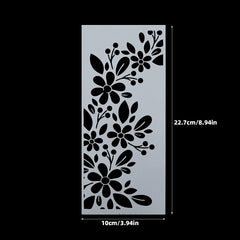 Floral Background Stencils for DIY Scrapbooking Decoration