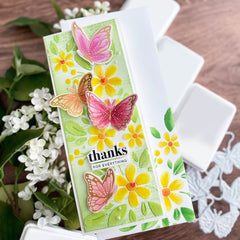 Floral Background Stencils for DIY Scrapbooking Decoration