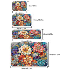 Printed Pattern Kitchen Anti Skid Floor Mat