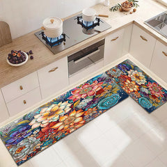 Printed Pattern Kitchen Anti Skid Floor Mat