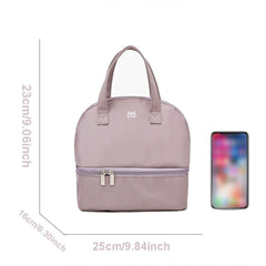 Thermal Insulation Bag Mommy Milk Storage 2 Pockets Picnic Lunch Bag