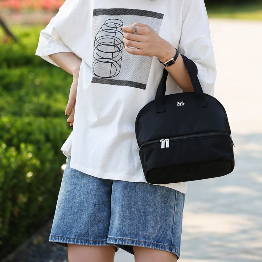 Thermal Insulation Bag Mommy Milk Storage 2 Pockets Picnic Lunch Bag