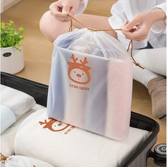 10pcs Shoe Storage Bag for Travel and Home, Dustproof Drawstring Bag