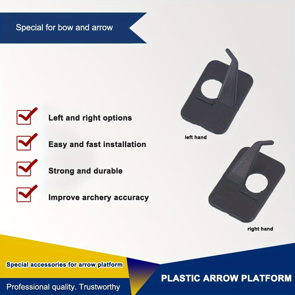 8pcs Self Adhesive Arrow Rest Patches for Right Left Handed Recurve Bow