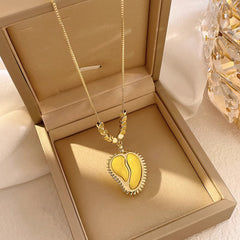 Durian Pendant Necklace Clavicle Chain For Girls