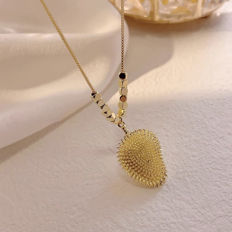 Durian Pendant Necklace Clavicle Chain For Girls