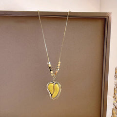 Durian Pendant Necklace Clavicle Chain For Girls