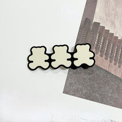 Star Bear Hair Clips for Girls